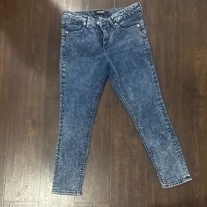 Express Women's Dark Blue Skinny Jeans